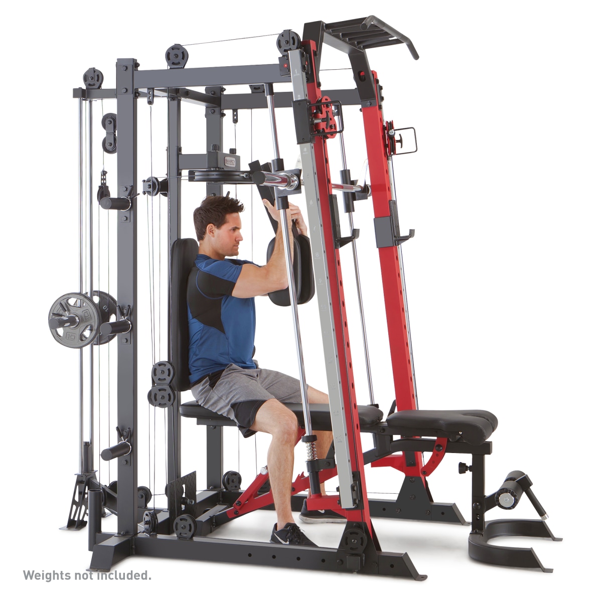 New Marcy Smith Machine / Cage System with Pull-Up Bar and
