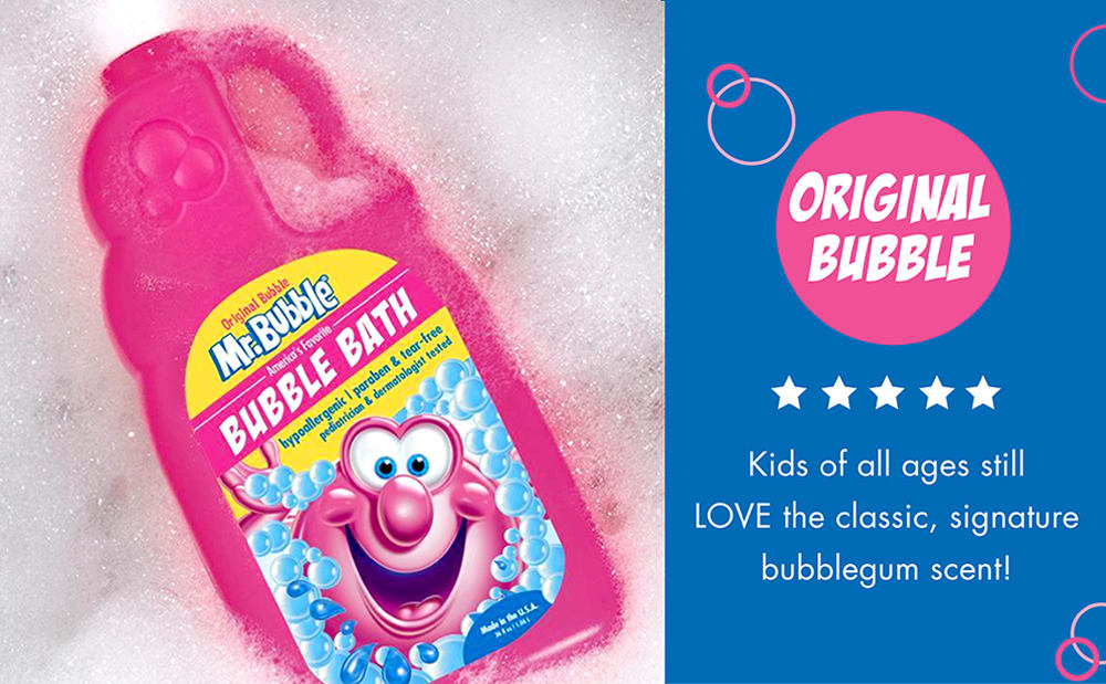 Mr. Bubble Bubble Bath 36 fl oz with hypoallergenic, tear