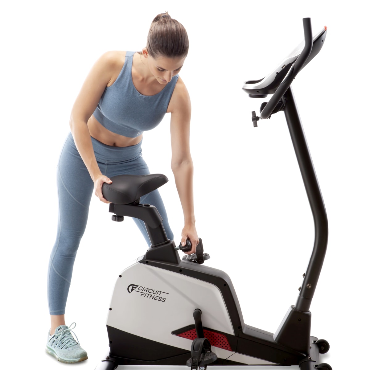 Free Shipping CIRCUIT FITNESS Magnetic Upright Exercise Bike with 15 Workout Presets AMZ 594U Walmart