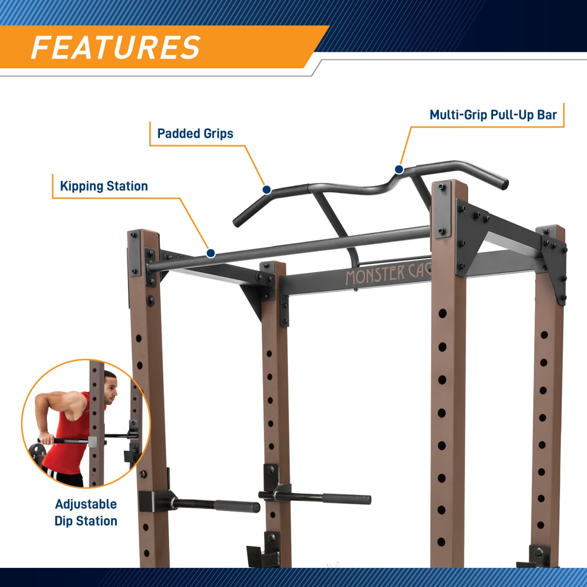 SteelBody by Marcy Deluxe Steel Body Cage STB-98005 SteelBody by Marcy Deluxe Steel Body Cage STB-98005