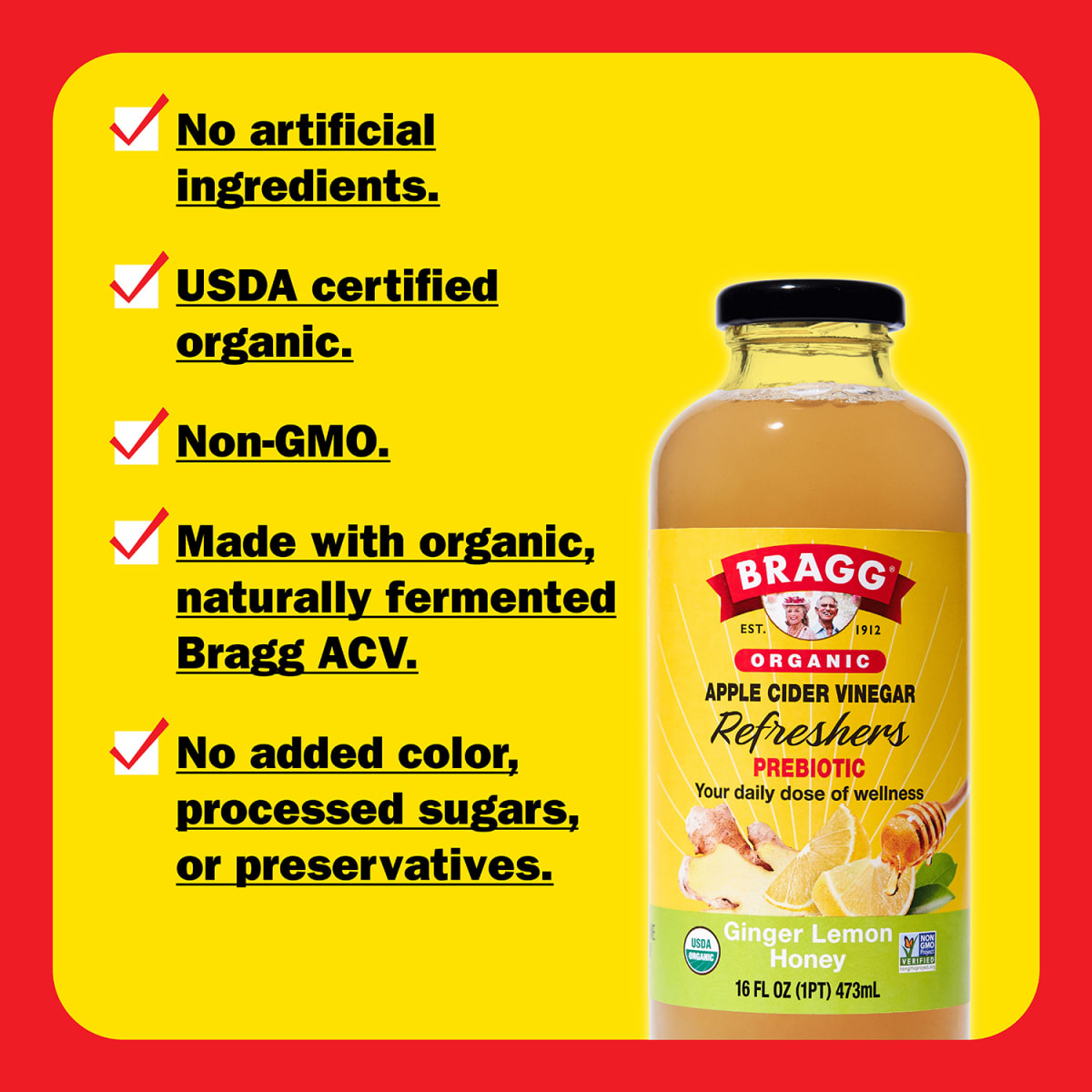 Ginger lemon and apple cider vinegar hot sale