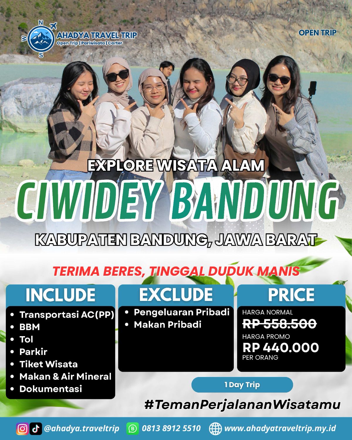 OPEN TRIP CIWIDEY BANDUNG (1 DAY)