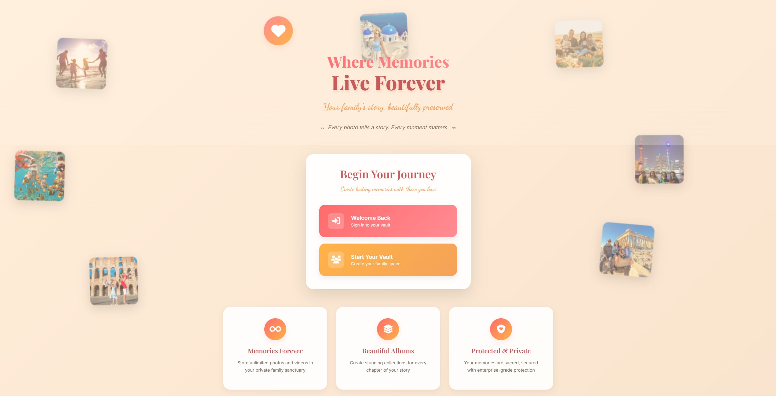 Family Memory Vault screenshot 1