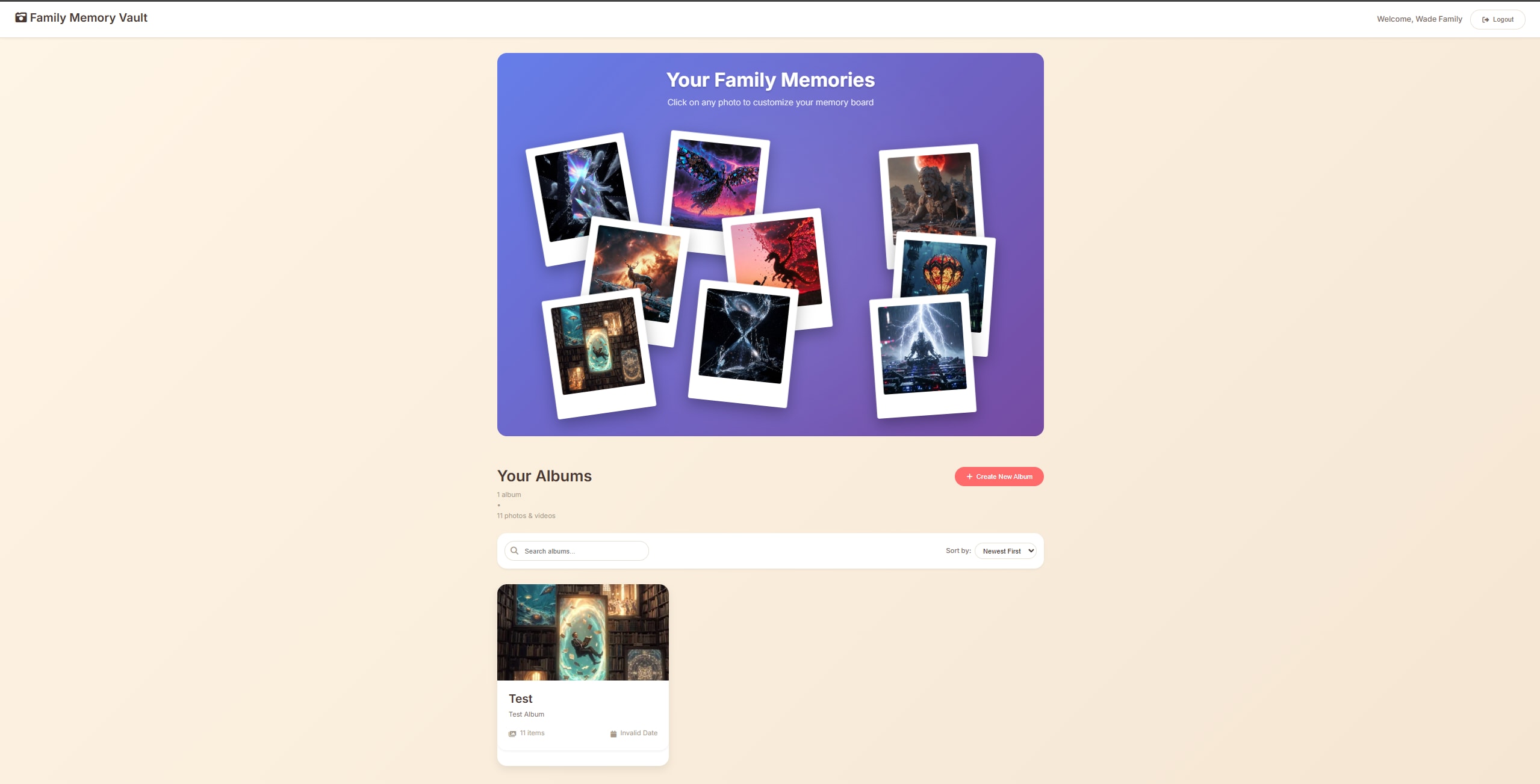 Family Memory Vault screenshot 3