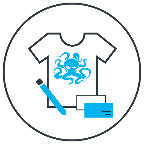 Ikona naší služby grafické návrhy vizuálu.