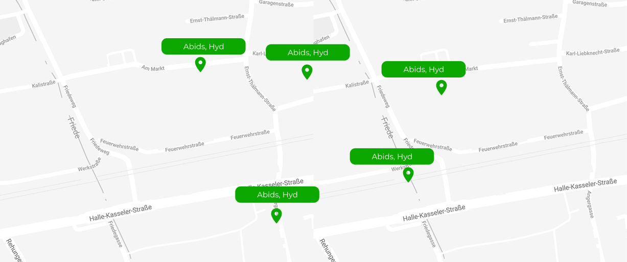 Locations in Abids, Hyd