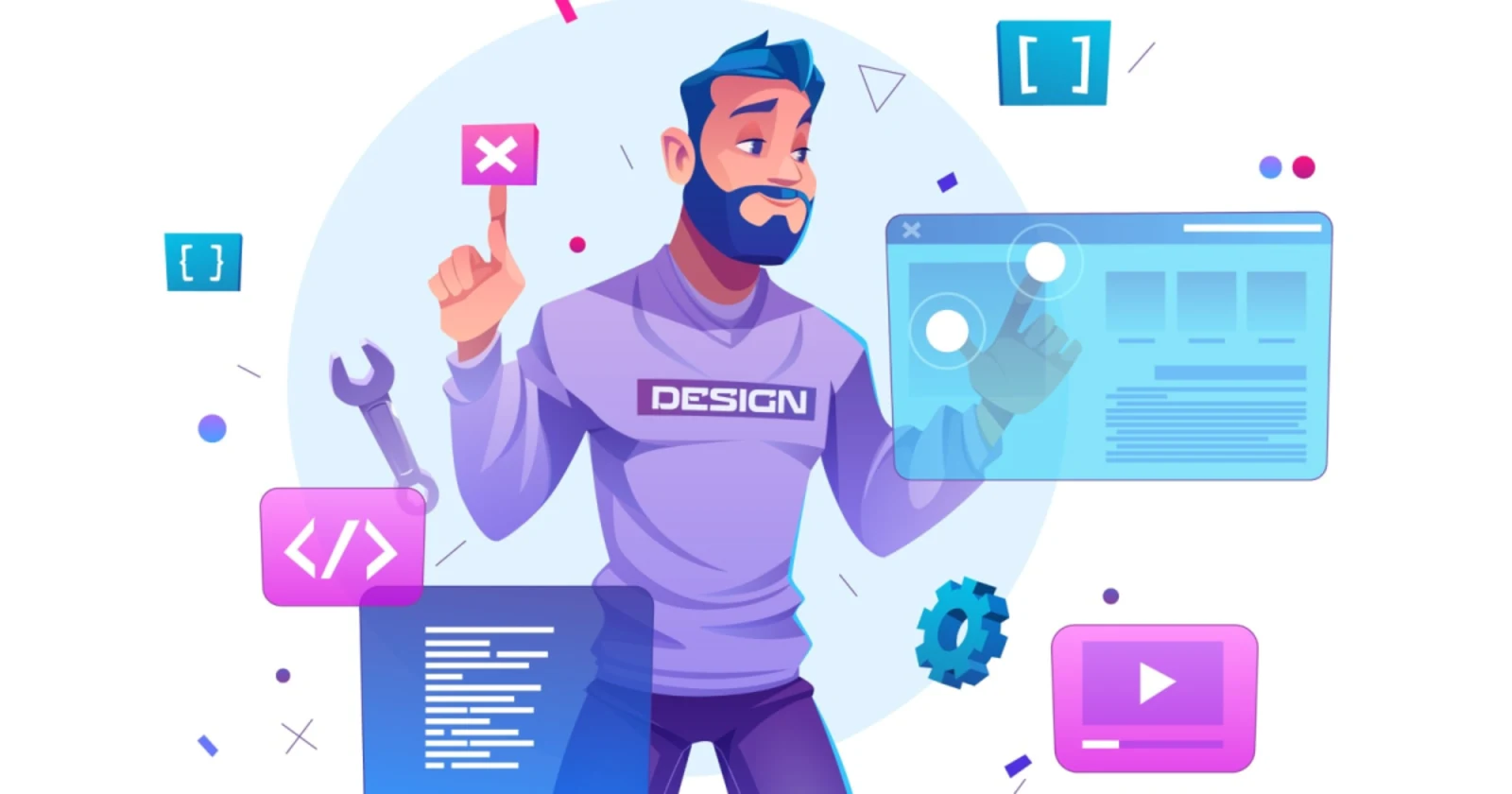 Web design principles - The four pillars of web design