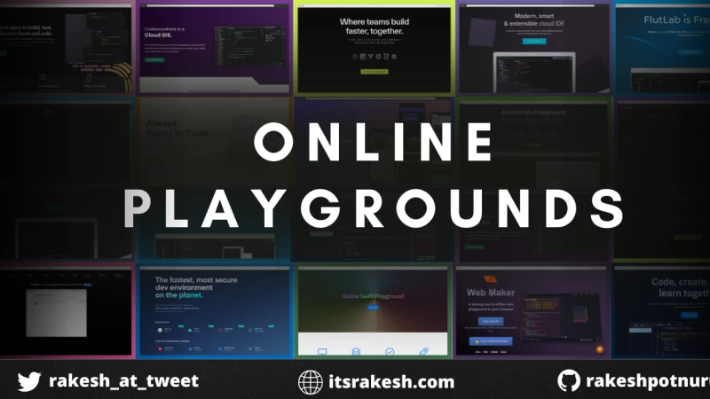 Online Playgrounds to Learn Every Tech Stack on the Web