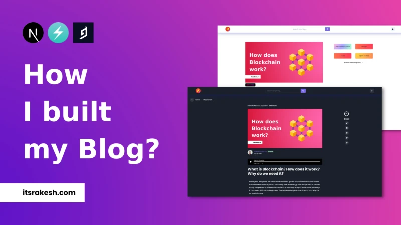 How I built my Blog with NextJs, Chakra UI and Hygraph?