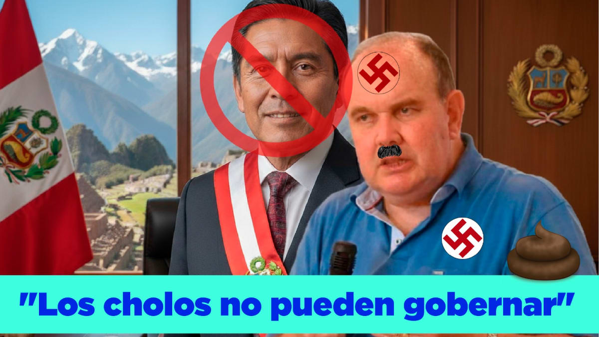 ¡PORKY ES RACISTA!: "Los cholos no pueden gobernar" — El odio de López Aliaga contra el Perú