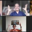 Participants engaging in the Clapping Hands session