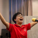 Laughter Yoga session at 'Rising Together' event by SWA