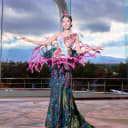 Tanisha Tan in Supertree Grove national costume by Moe Kasim at Miss International 2025