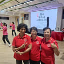 Laughter yoga session at Mini Health & Wellness Fest with seniors at Nee Soon Central CC