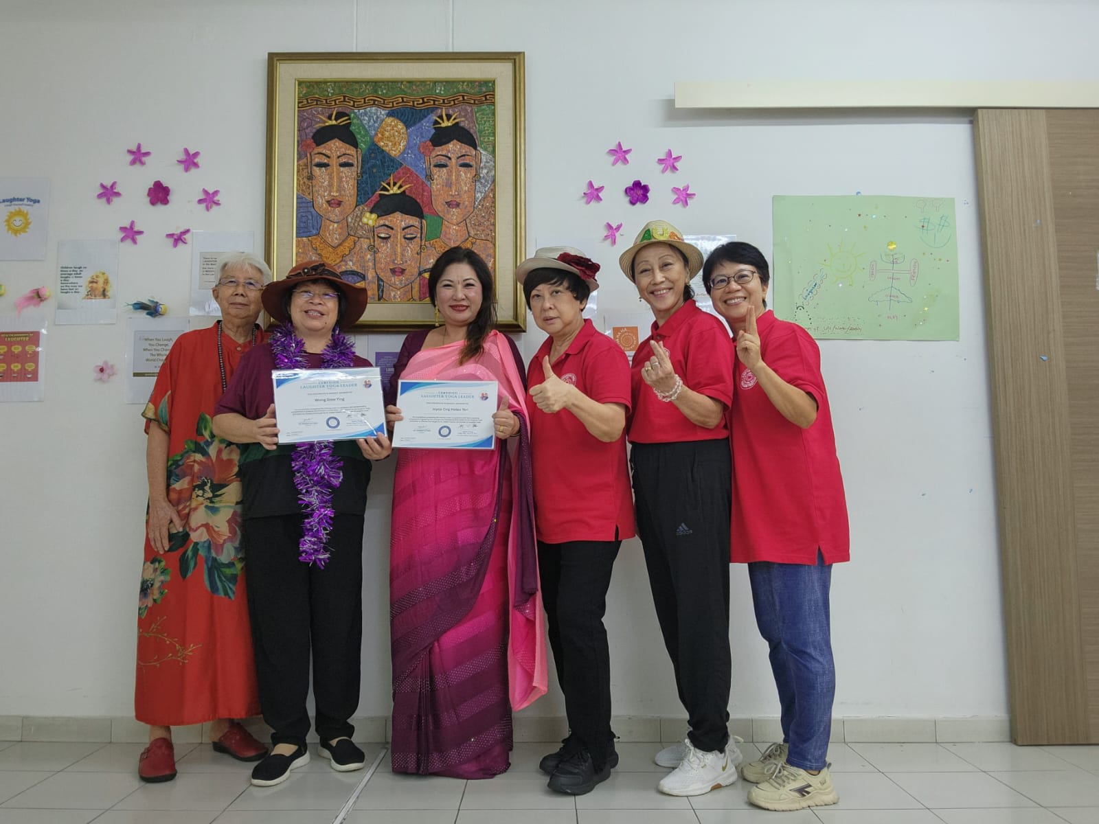 Laughter Yoga leaders in training