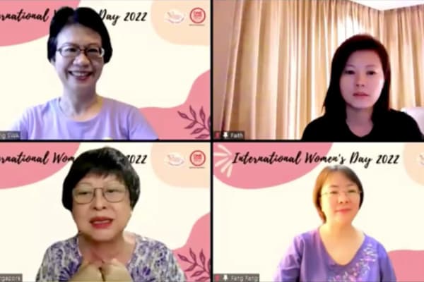 SWA Laughter Yoga session at Changi Simei Community Centre