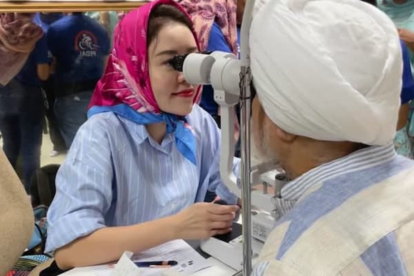 Singapore Visioncare Programme eye screening at Gurudwara