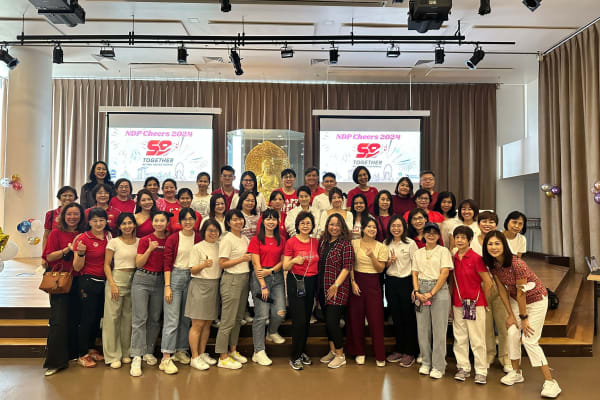 National Day celebration with SWA and Ren Ci Community Hospital