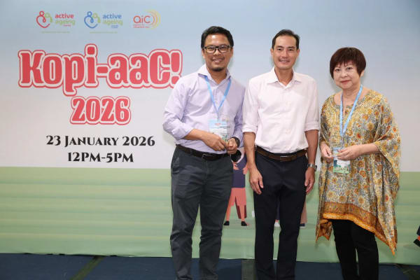 SWA representative Sara Mei Woo receiving the Impactful Partnership Award at KoPI AAC 2026