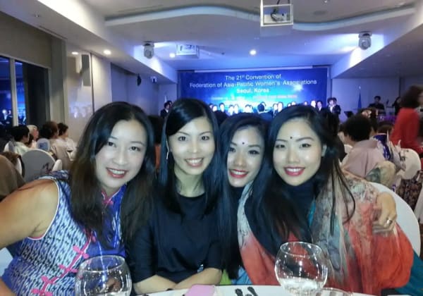 FAWA delegates during a convention session