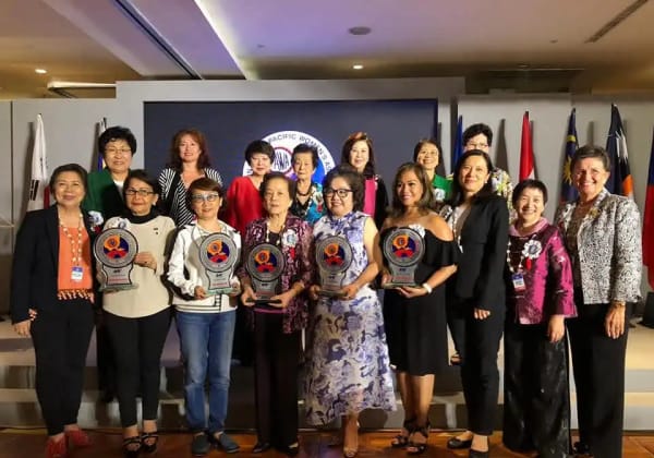 FAWA women leaders at a regional programme event