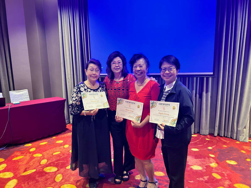 Laughter Yoga group celebrating together