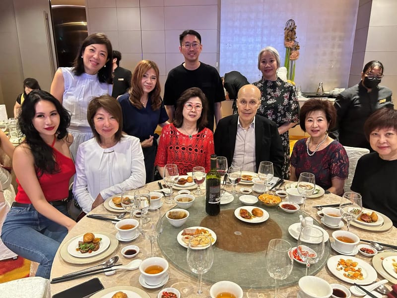 Sponsors and supporters celebrating with SWA