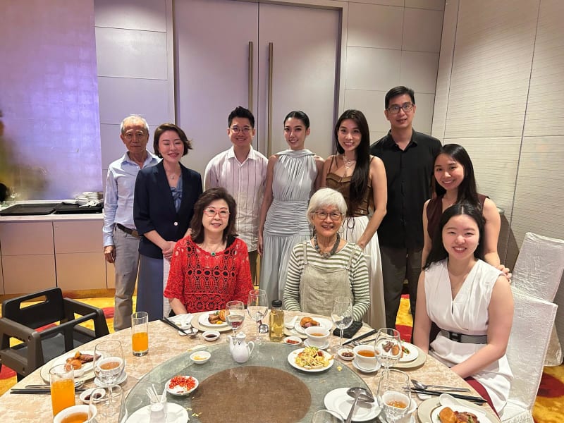 Singapore VisionCare Programme team with Tanisha Tan