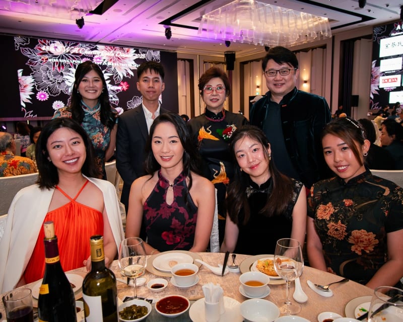 Friends and former queens supporting the event