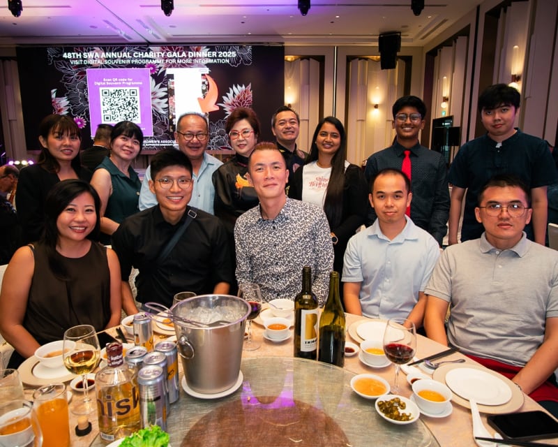 Sponsors enjoying the evening