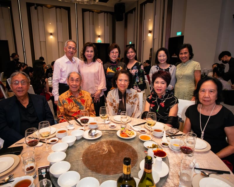 Mr and Mrs Liew of Bengawan Solo, generous sponsor