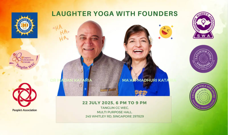 Laughter Yoga Session with Dr. Madan Kataria and Madam Madhuri