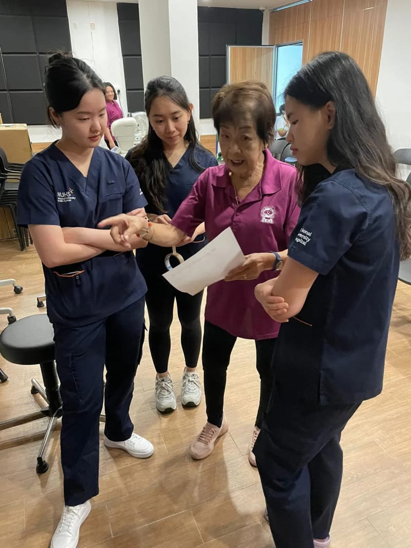 Medical team conducting examinations