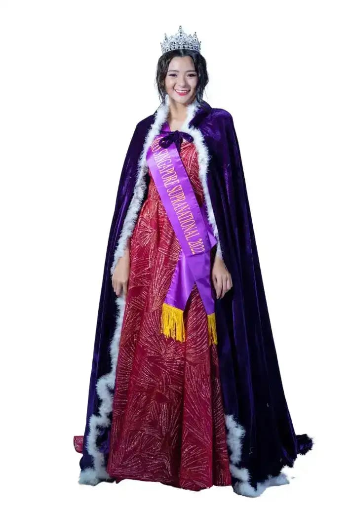 Miss Singapore Supranational contestant during international competition preparation