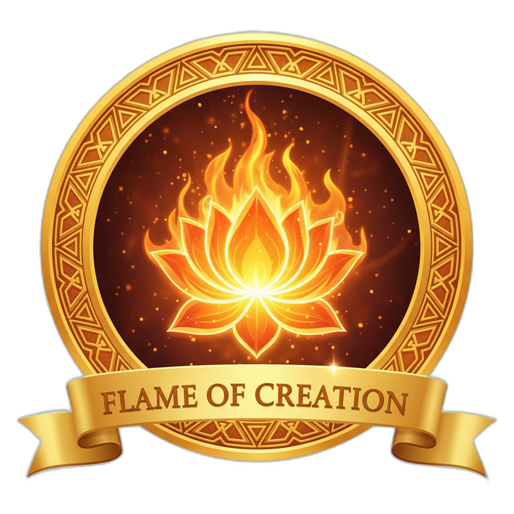 창조의 불꽃. Flame of Creation