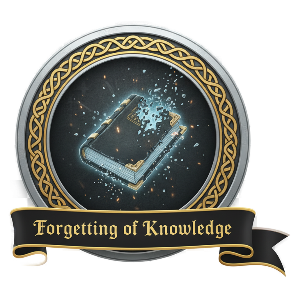 지식의 망각. Forgetting of Knowledge