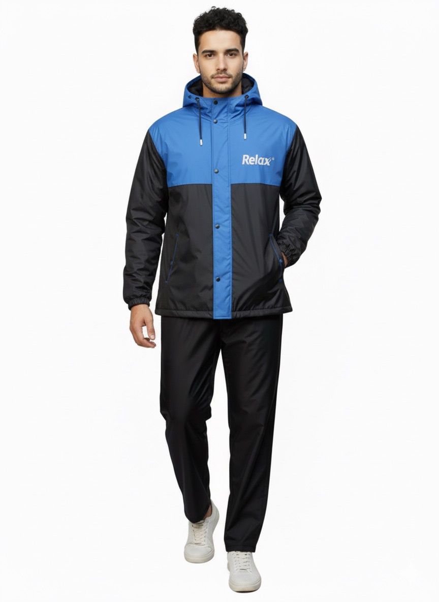 Relax mens Men's Premium raincoat — back view