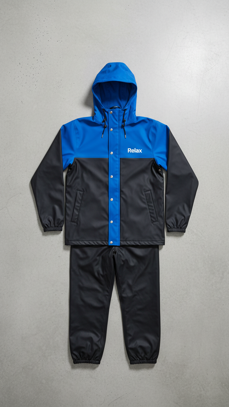 Relax mens Men's Premium raincoat — detail view