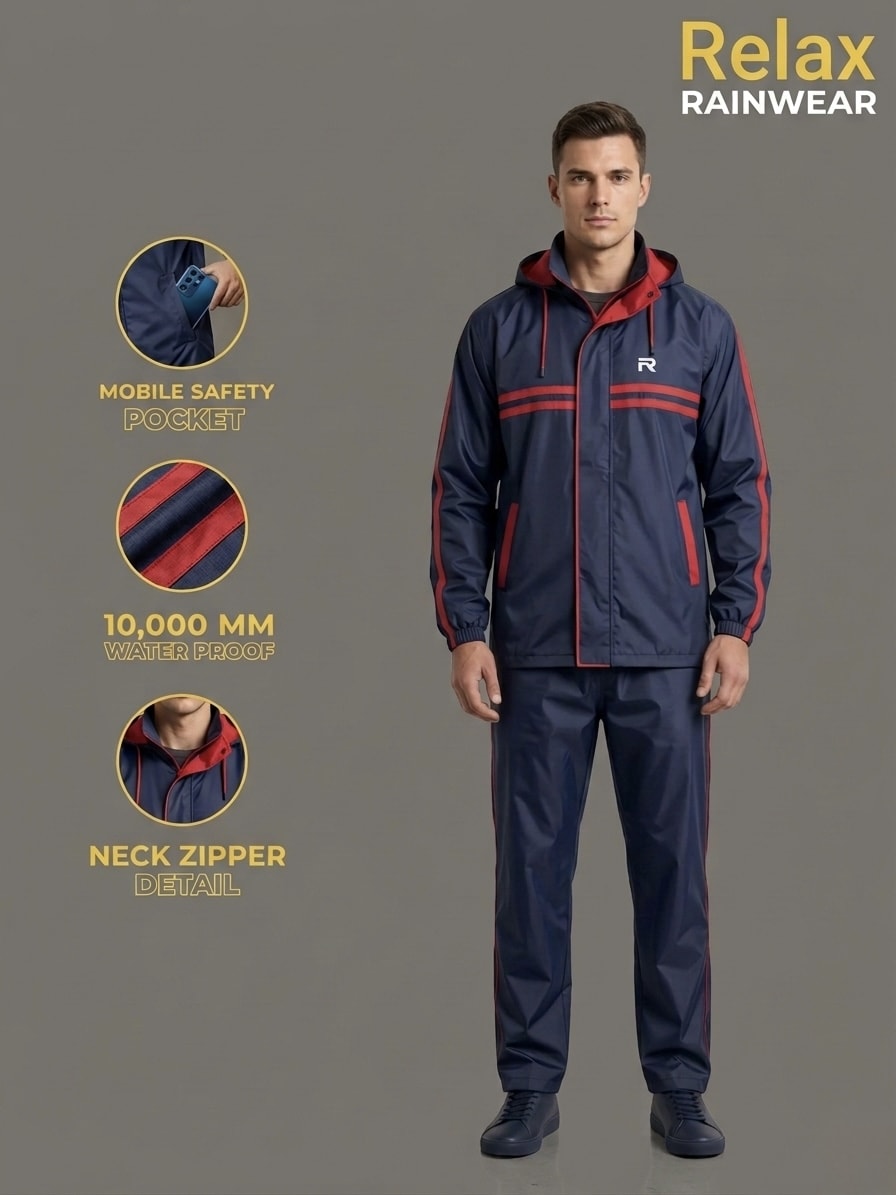 Men's Raincoat - EliteShield Set - Relax Rainwear