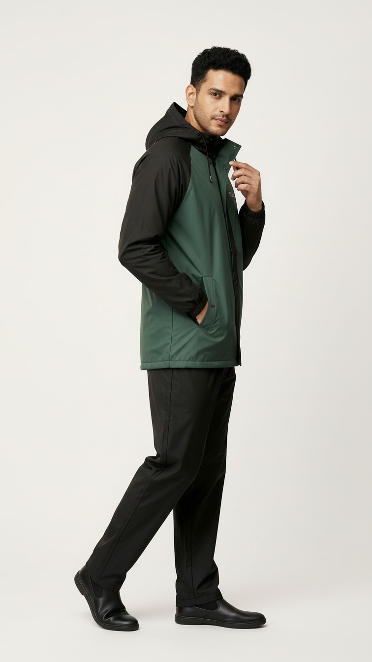 Men's Classic Raincoat – 100% waterproof view — Image 4