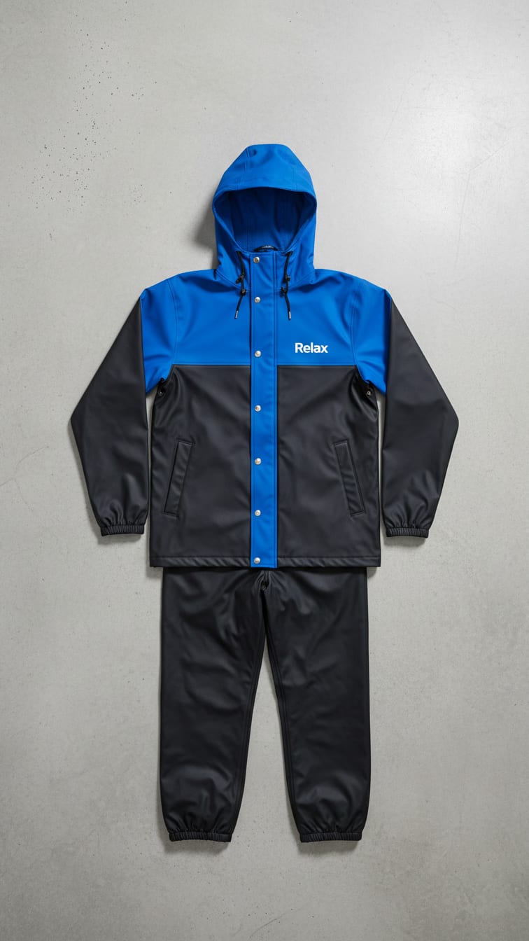 Men's Premium Raincoat – 100% waterproof view