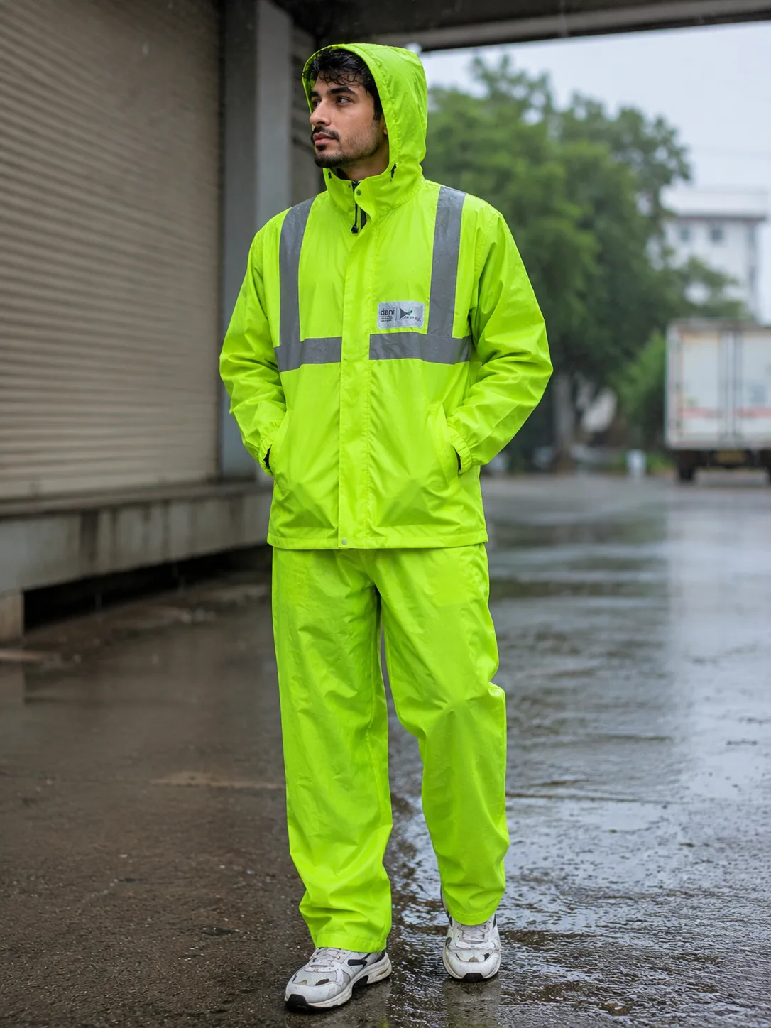 High Visibility Safety Jacket - Green