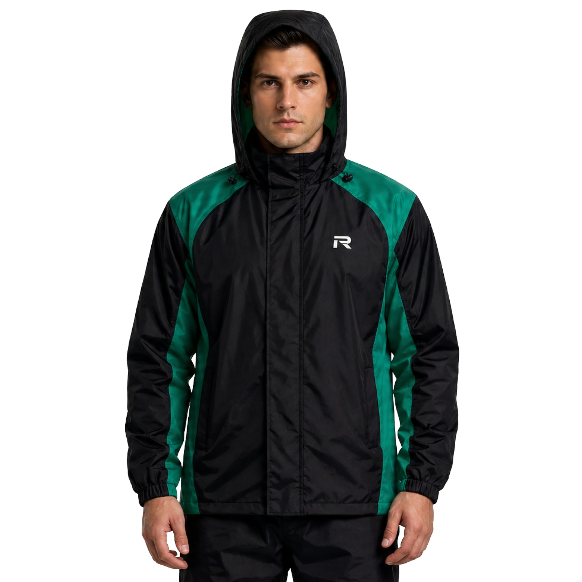 Pro Biker Rain Suit - Green – 100% waterproof view