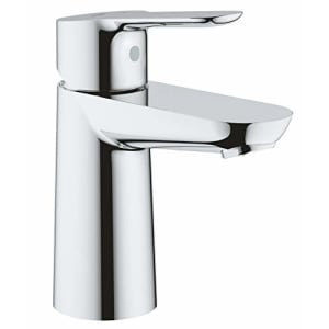 Robinet de salle de bains lavabo Start Edge, sans tirette, robinet mousseur économique d'eau, installation facile, taille S, chromé, 23344000 (Import Allemagne)