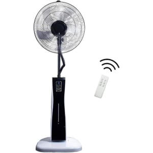 Ventilateur Brumisateur 75W Télécommande Réservoir 3L Oscillant Programmable 3 vitesses Nebula Fan Plus