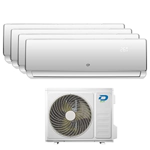 CLIMATISEUR 4X MULTI SPLIT WI-FI DILOC 2,5+2,5+2,5+2,5Kw compresseur SHARP