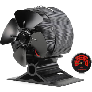 SF524 Mini ventilateur de poêle à bois alimenté par la chaleur pour poêle à bois, ventilateurs à 4 lames, ventilateurs de cheminée pour poêle à bois, ventilateurs de poêle à bois pour