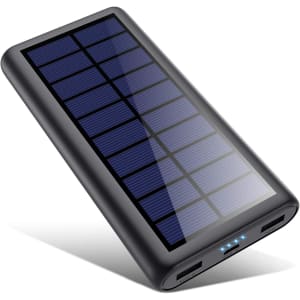 Version à économie D'énergie Batterie Externe Chargeur Solaire 26800mah Power Bank [Avancé Intelligent Contrôle IC ] Chargeur Portable Batterie de Secours Universel pour Téléphone Tablettes