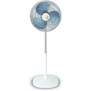 Essential + Ventilateur pied, Silencieux, Haute performance, 3 vitesses, Compact, Oscillation et orientation réglables, Hauteur réglable VU4410F0