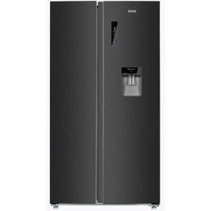 FSS559NEI42D réfrigérateur congélateur american, 559L, froid ventilé,no frost, noir,39db, distributeur d'eau 5.5 litres